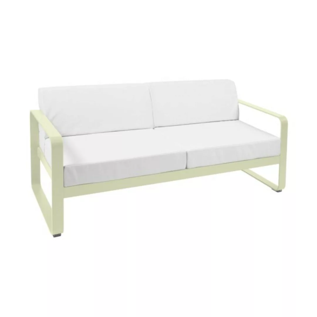 Bellevie Lounge-Sofa 2-Sitzer 65 Lindgrün 81 Grauweiß günstig online kaufen