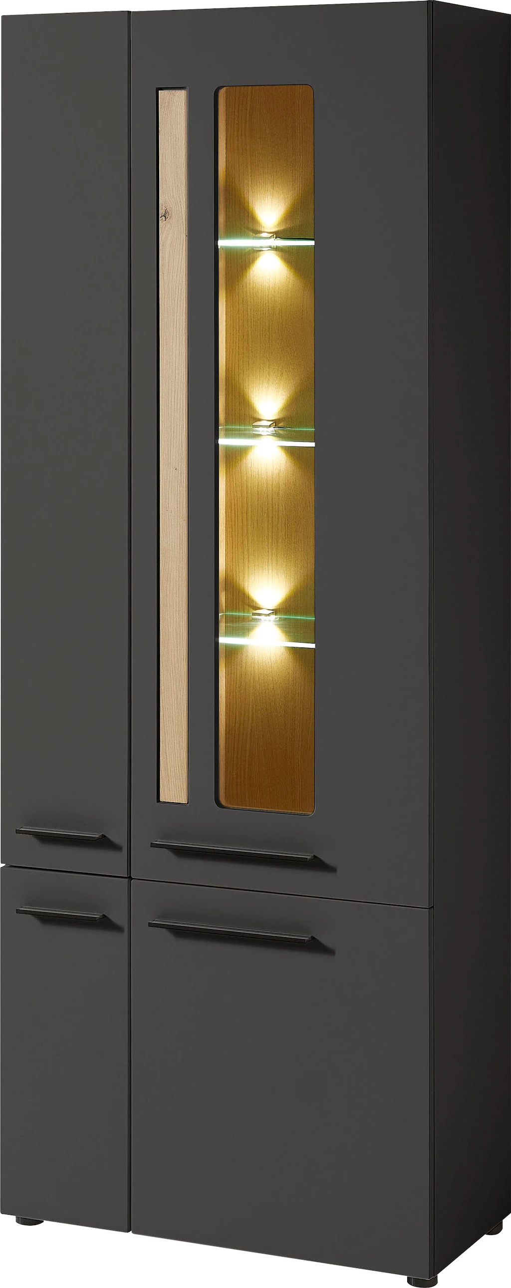 Innostyle Standvitrine "Loft Two", mit Soft-Close-Funktion, inkl. Beleuchtu günstig online kaufen