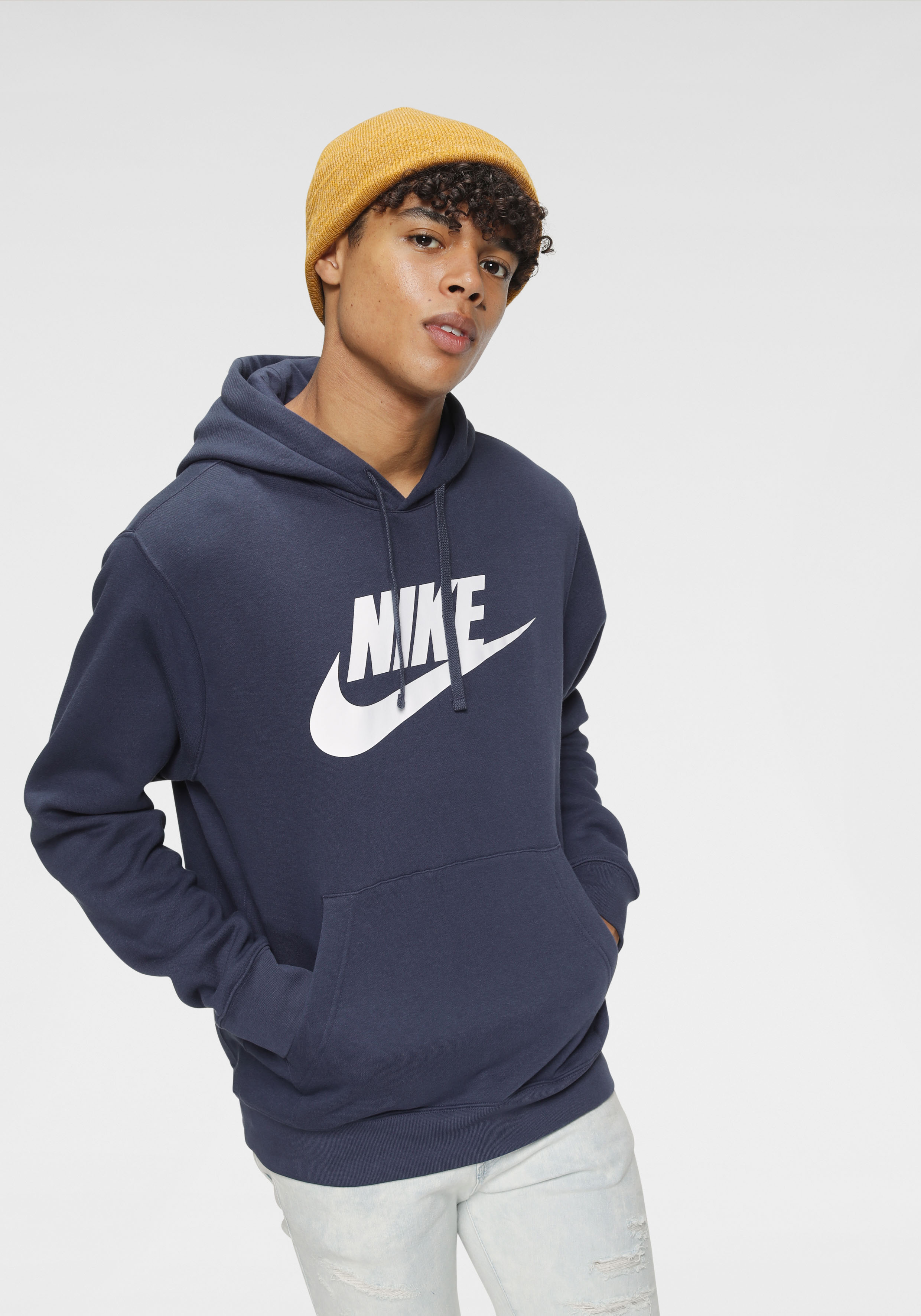 Nike Sportswear Kapuzensweatshirt "Club Fleece Mens Graphic Pullover Hoodie günstig online kaufen