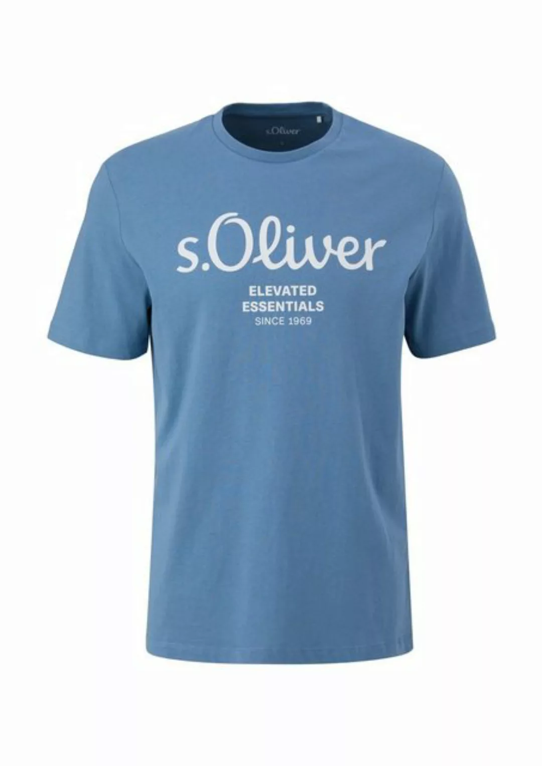 s.Oliver T-Shirt aus atmungsaktiver Baumwolle günstig online kaufen