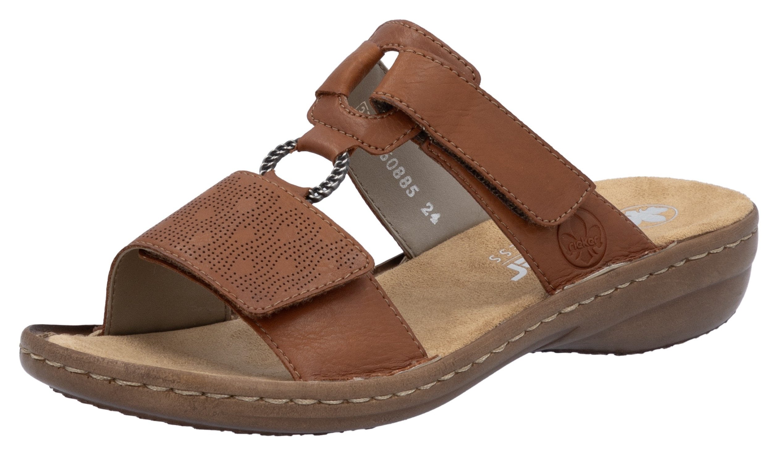 Rieker Pantolette, Sommerschuh, Strandschuh, Klettschuh mit günstig online kaufen