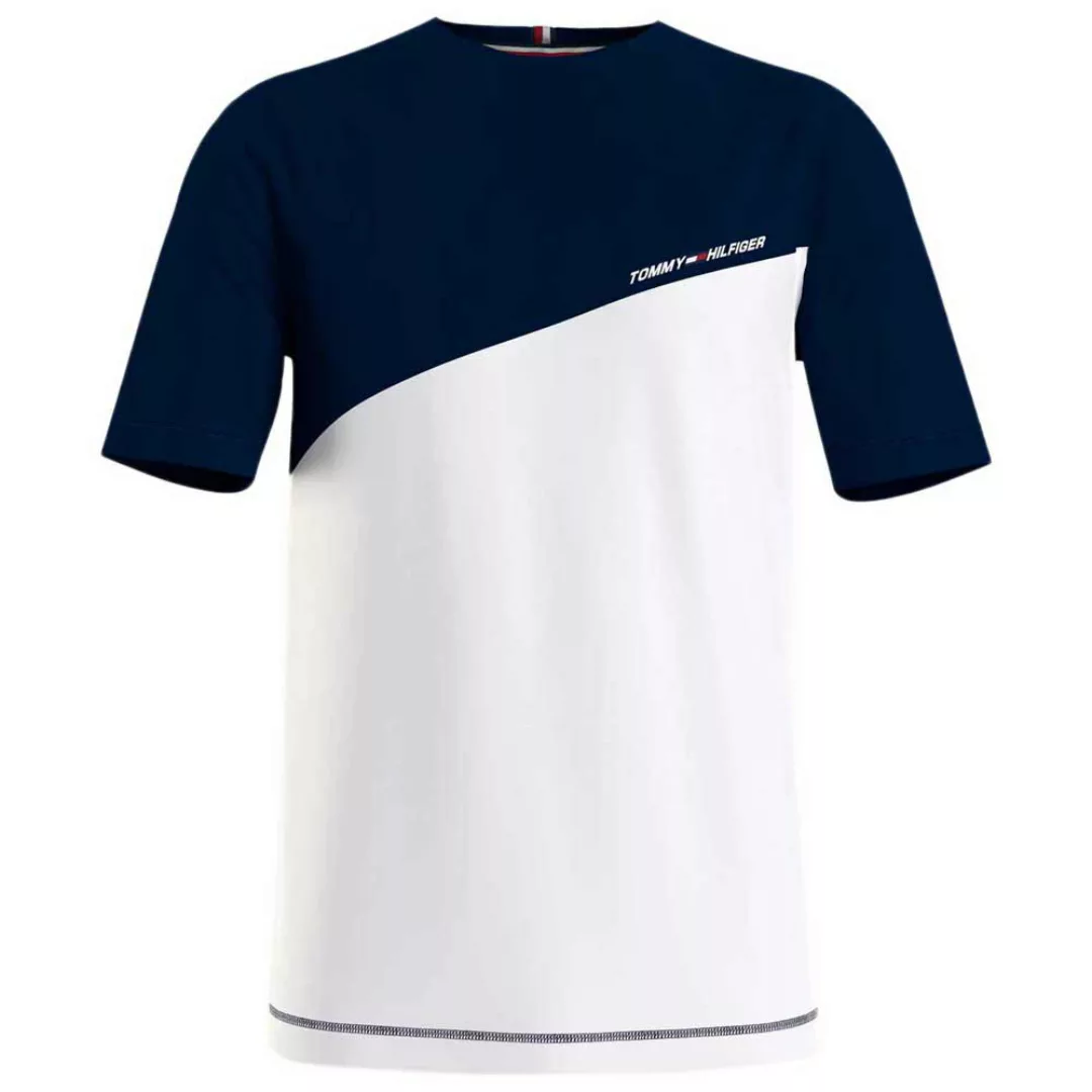 Tommy Hilfiger Sportswear Blocked Kurzärmeliges T-shirt M White günstig online kaufen