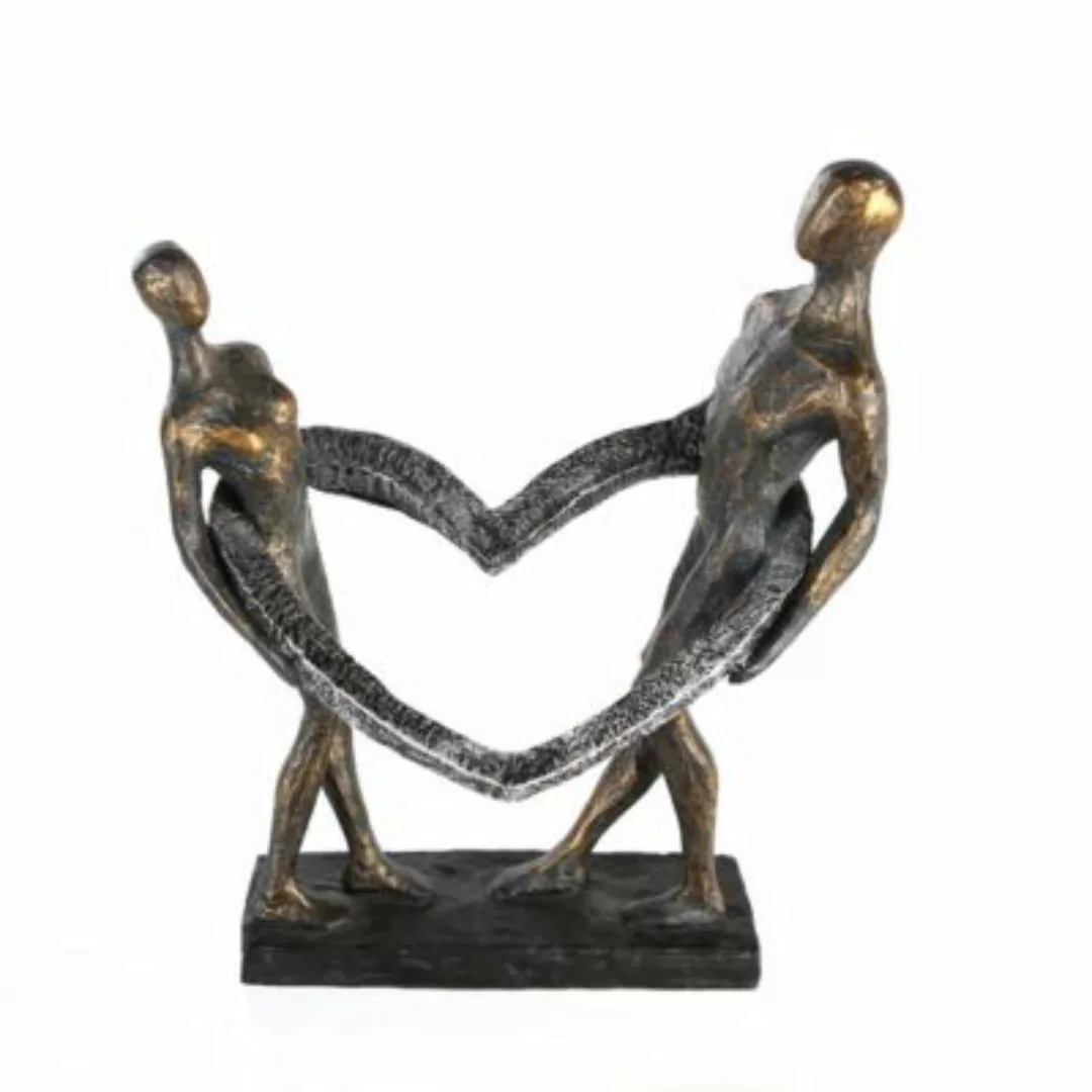 Casablanca by GILDE Skulptur Connected bronze/silber günstig online kaufen