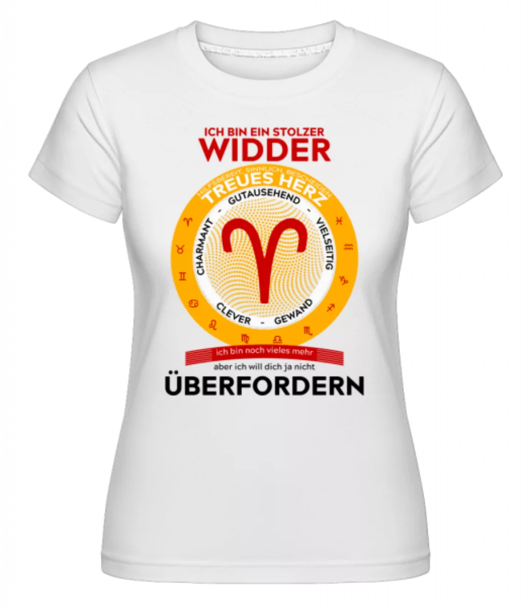 Widder Treues Herz · Shirtinator Frauen T-Shirt günstig online kaufen