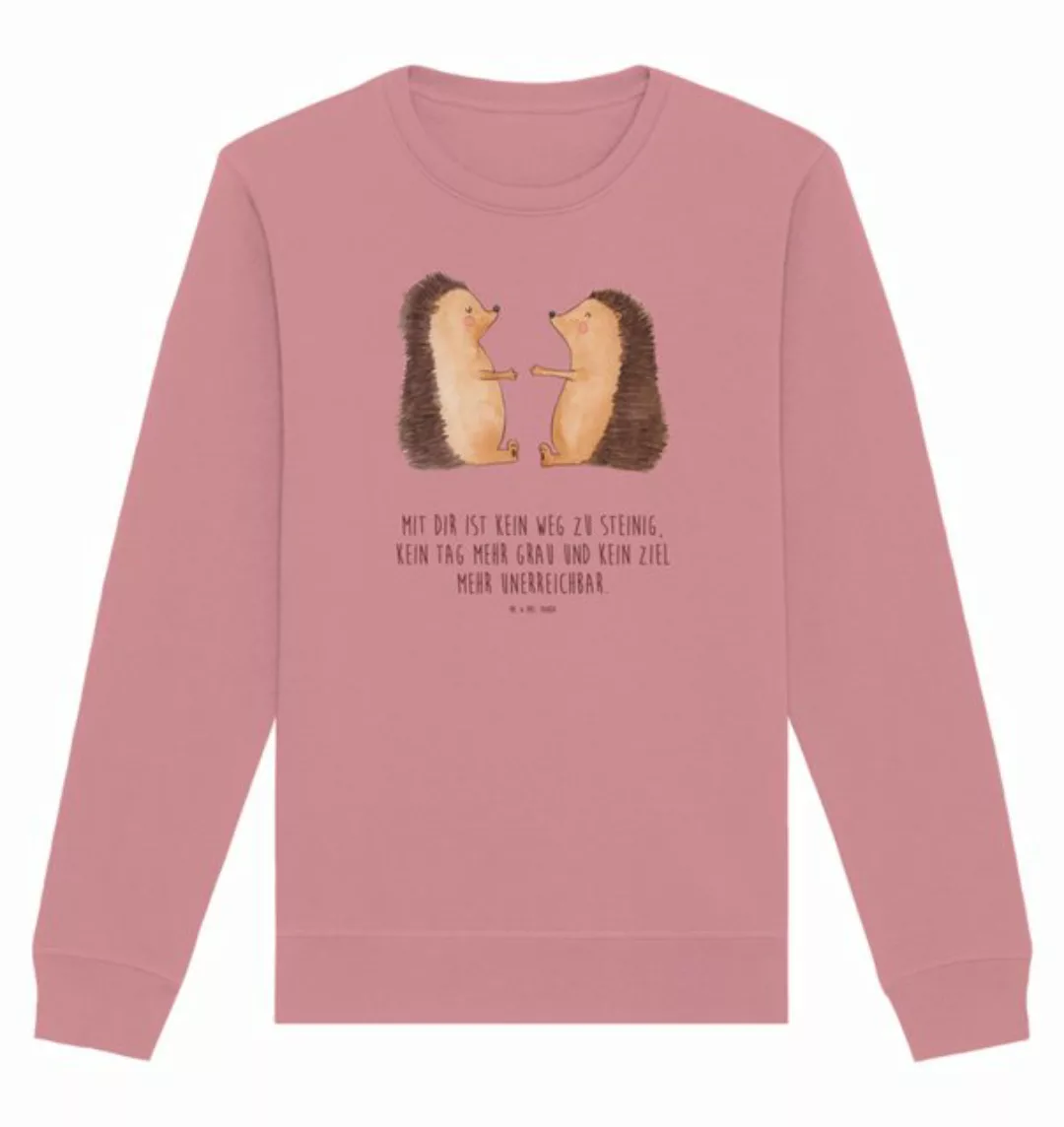 Mr. & Mrs. Panda Longpullover Größe XL Igel Liebe - Canyon Pink - Geschenk, günstig online kaufen