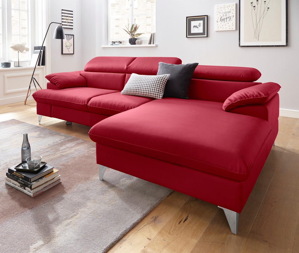 COTTA Ecksofa "Caluso L-Form", mit Kopfteilverstellung, wahlweise mit Bettf günstig online kaufen