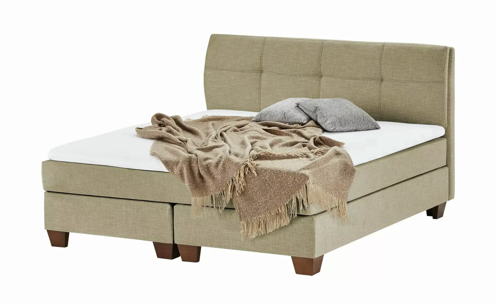 SKAGEN BEDS Boxspringbett  Vegg ¦ beige ¦ Maße (cm): B: 145 H: 112,5 Betten günstig online kaufen