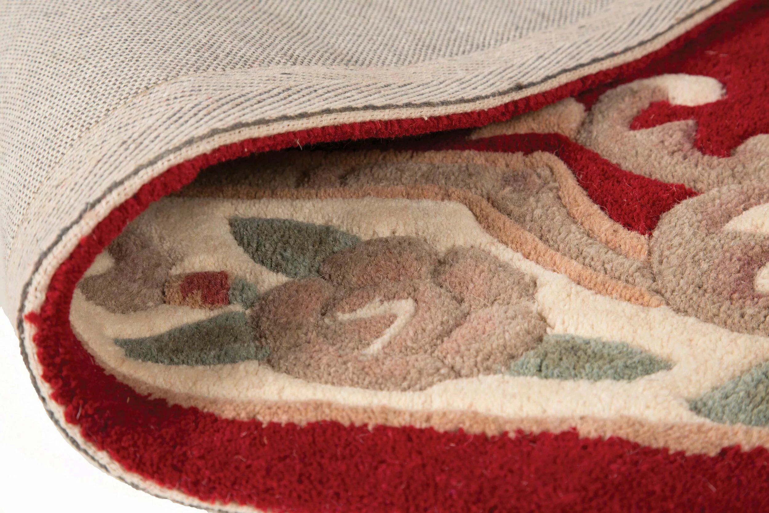 FLAIR RUGS Wollteppich »Aubusson«, rechteckig, 10 mm Höhe günstig online kaufen