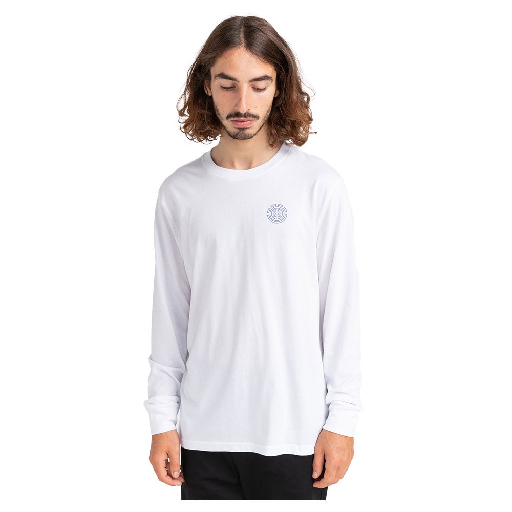 Element Hollis Langarm T-shirt S Optic White günstig online kaufen