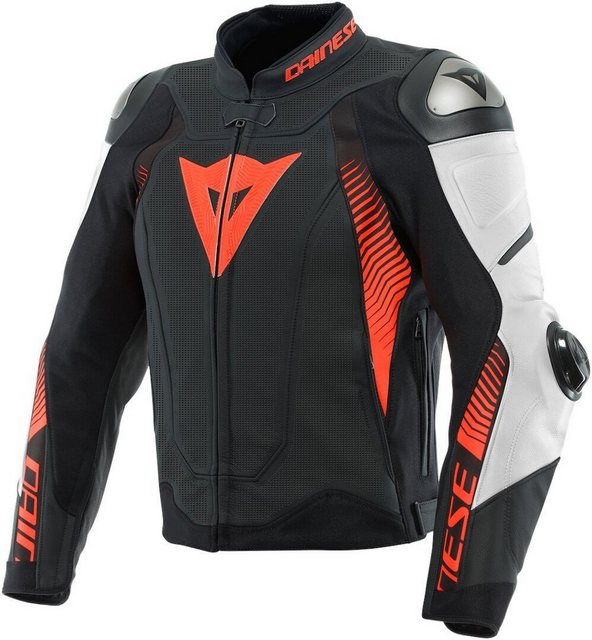 Dainese Motorradjacke Super Speed 4 perforierte Motorrad Lederjacke günstig online kaufen