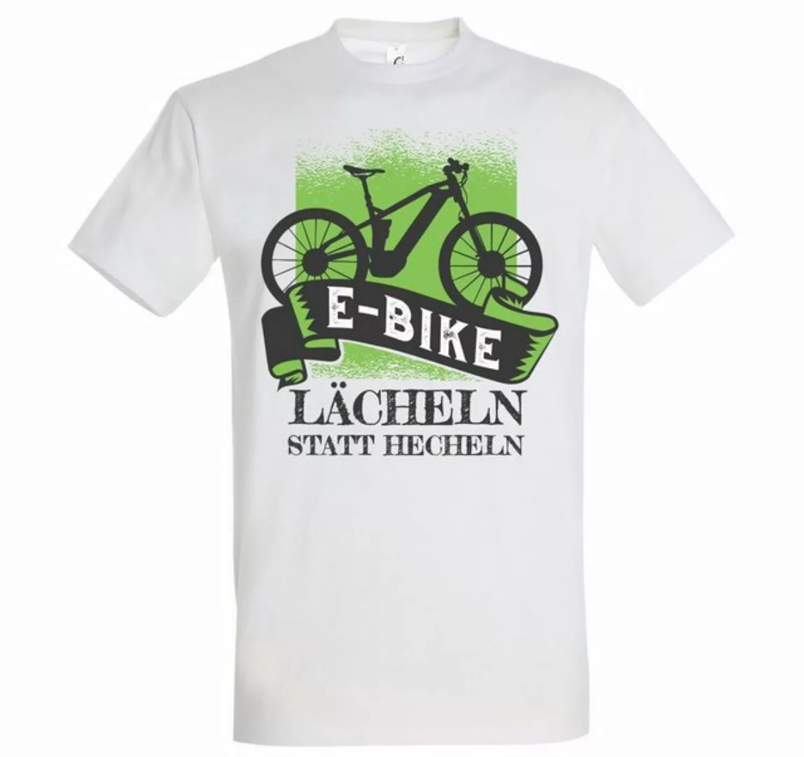 Youth Designz T-Shirt E-Bike Lächeln Statt Hecheln Herren Shirt mit lutsige günstig online kaufen