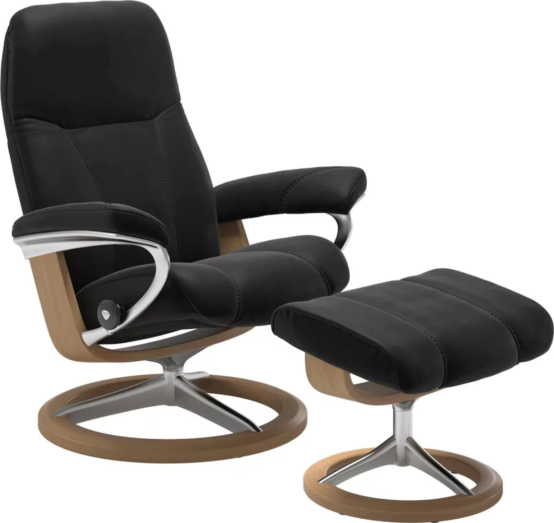 Stressless Relaxsessel "Consul", (Set, Relaxsessel mit Hocker), mit Hocker, günstig online kaufen