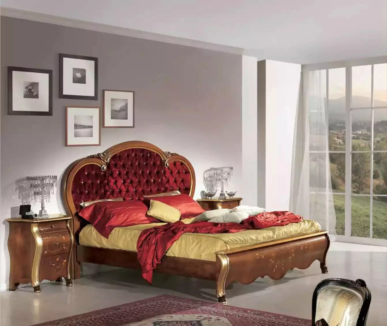 JVmoebel Bett Chesterfield Luxusbett für Schlafzimmer Polsterung Design Lux günstig online kaufen