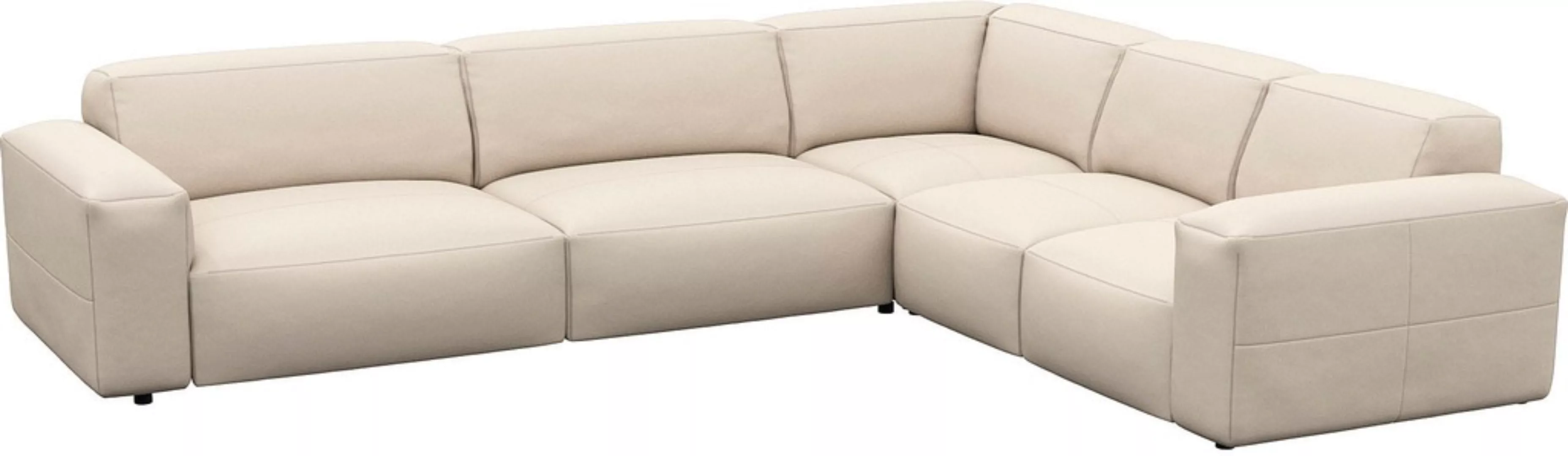 FLEXLUX Ecksofa »Lucera, super bequem durch hochwertigen Sitzaufbau mit Kal günstig online kaufen