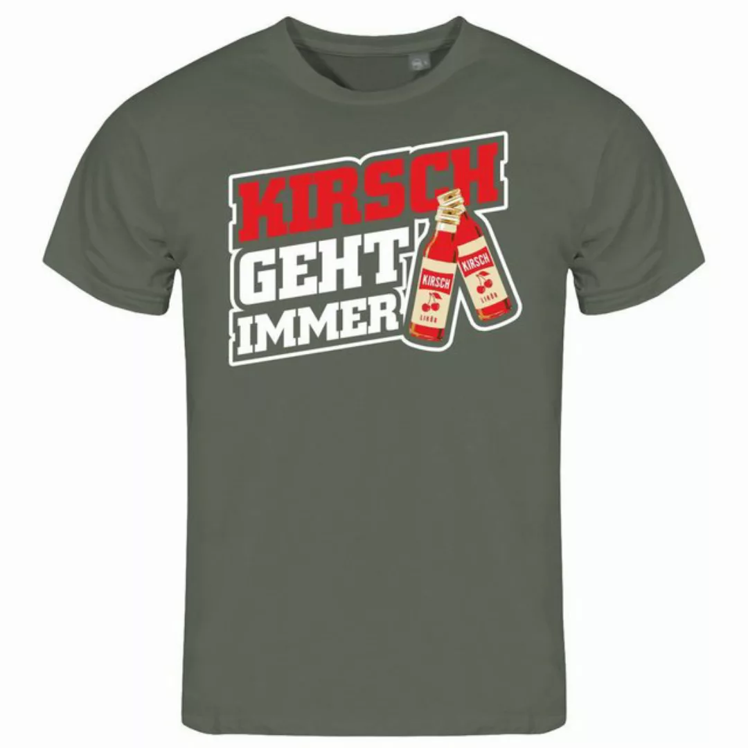 deinshirt Print-Shirt Herren T-Shirt Kirsch geht immer Funshirt mit Motiv günstig online kaufen