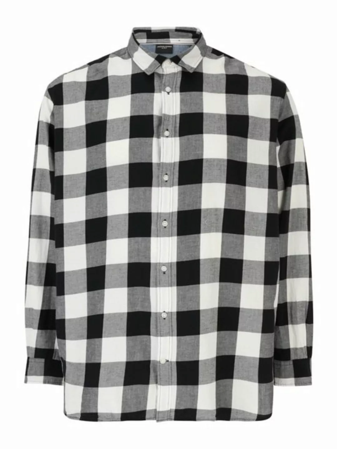 Jack & Jones PlusSize Karohemd "JJEGINGHAM TWILL SHIRT L/S NOOS PLS" günstig online kaufen