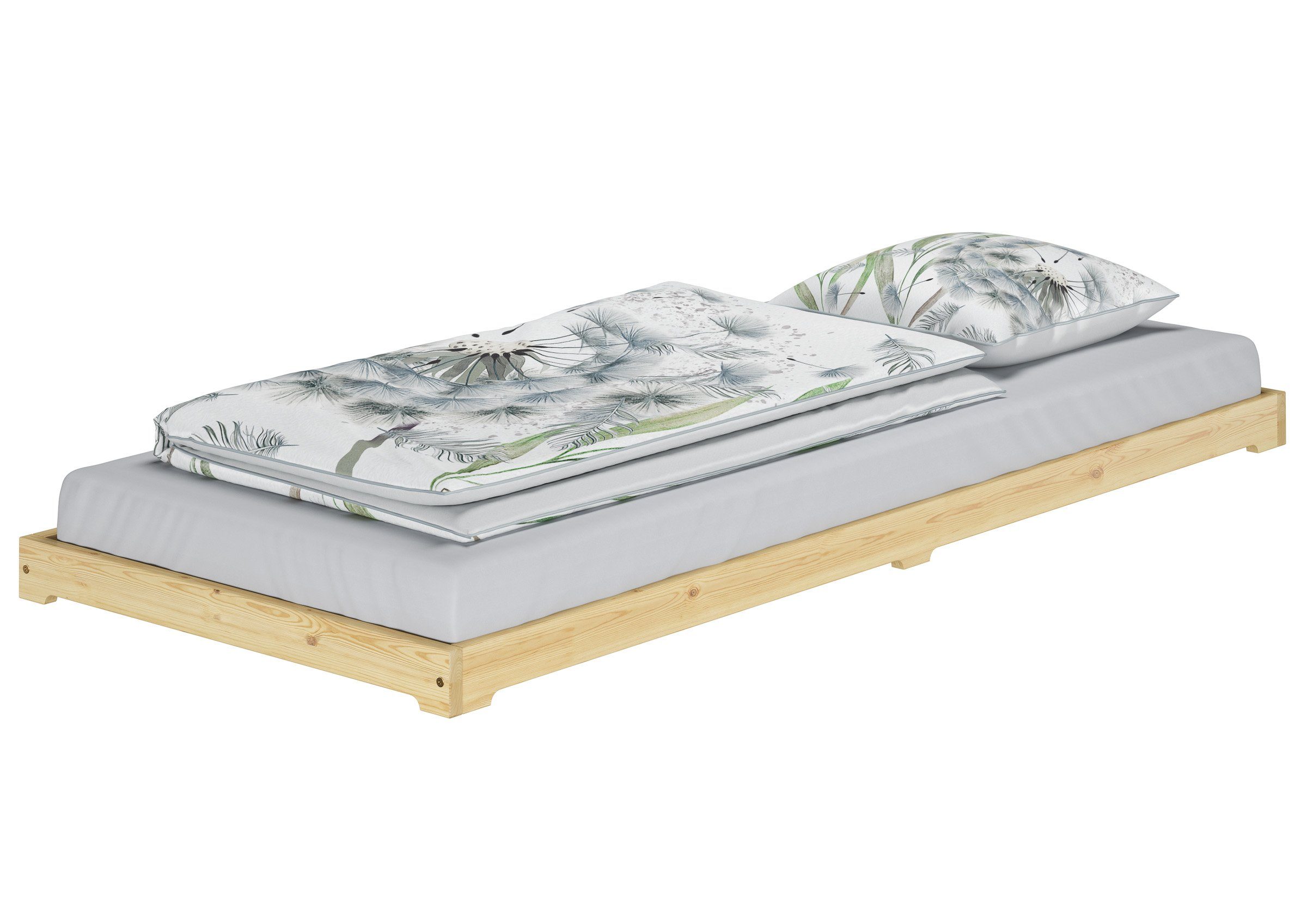 ERST-HOLZ Bett Studentenbett Futon Extra Niedriges günstig online kaufen