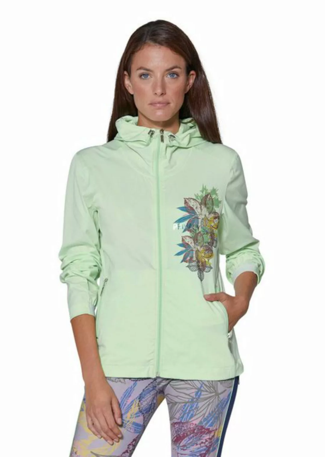 MADELEINE Outdoorjacke Leichtjacke mit floralem Printmotiv günstig online kaufen