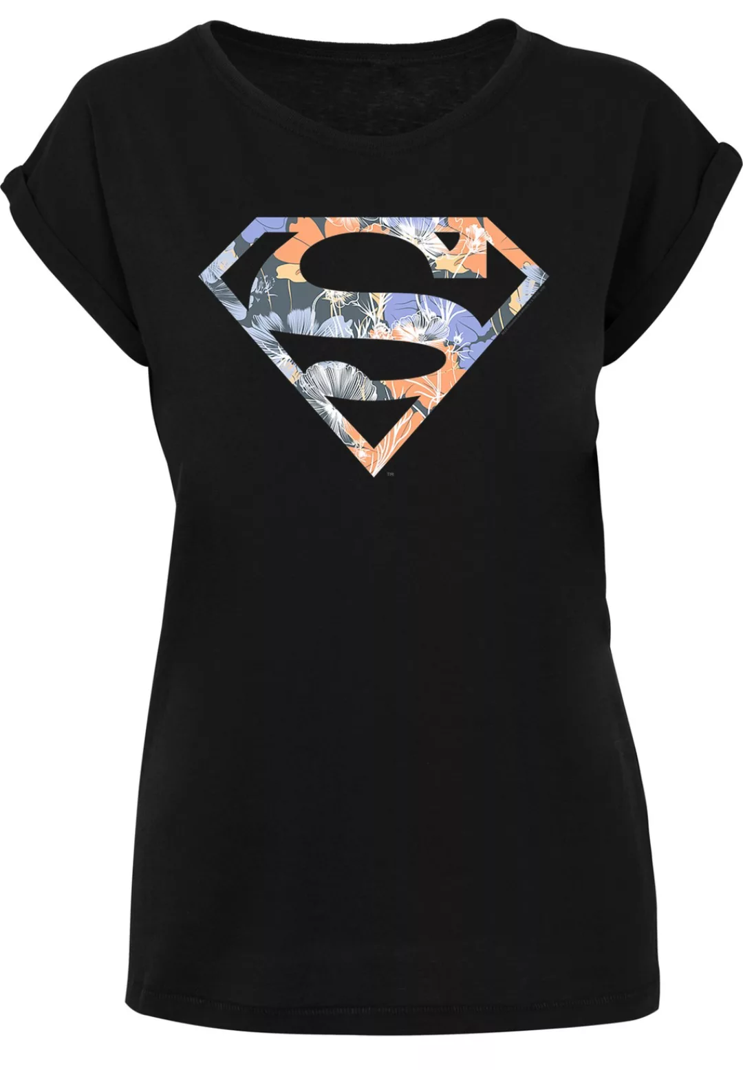 F4NT4STIC T-Shirt "DC Comics Superman Floral Logo Superheld", Print günstig online kaufen