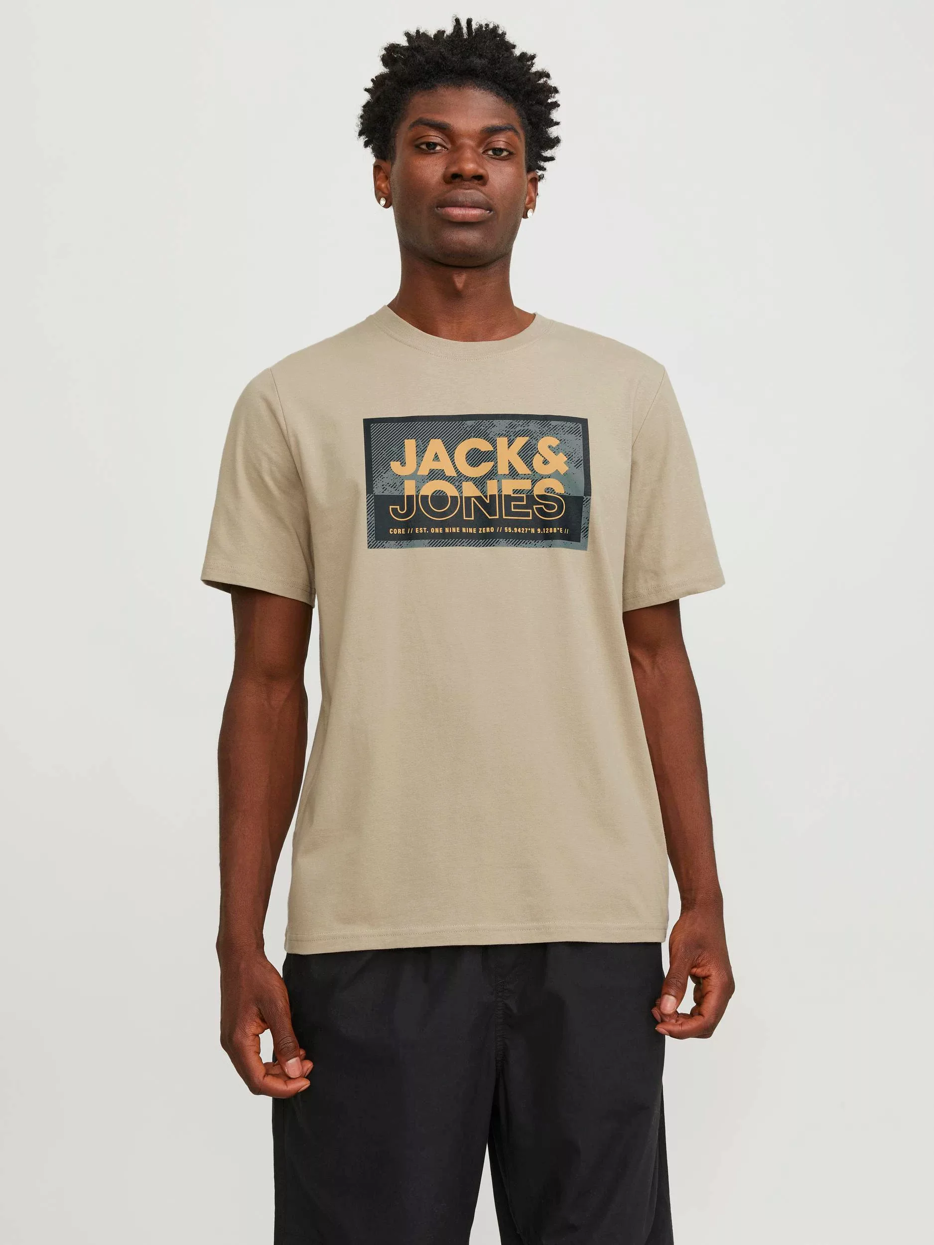 Jack & Jones Kurzarmshirt JCOLOGAN TEE SS CREW NECK SS24 LN günstig online kaufen