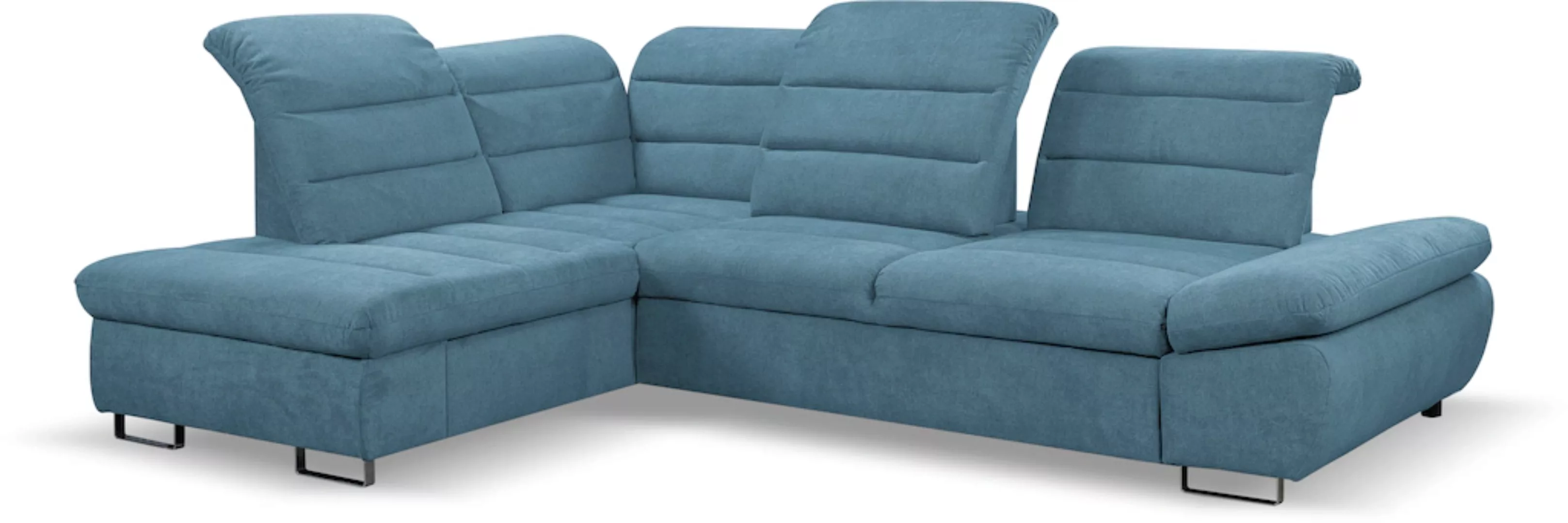 WERK2 Ecksofa "Roma L-Form", Sofa mit Schlaffunktion, Sitztiefenverstellung günstig online kaufen