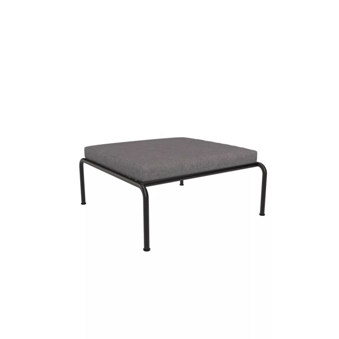 Outdoor Ottoman AVON schwarz Schiefer günstig online kaufen