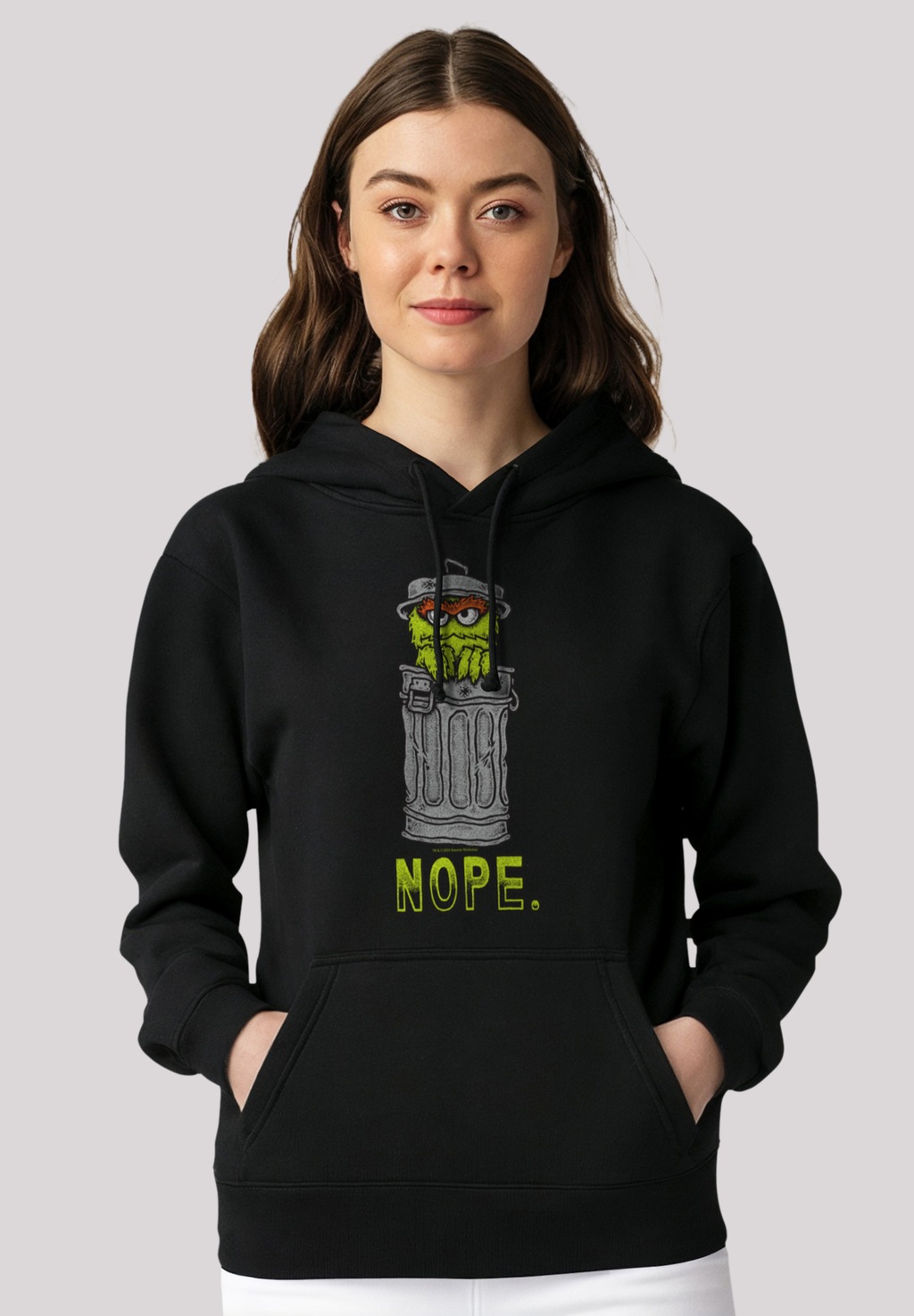 F4NT4STIC Kapuzenpullover "Sesamstraße Oscar Nope", Premium Qualität günstig online kaufen