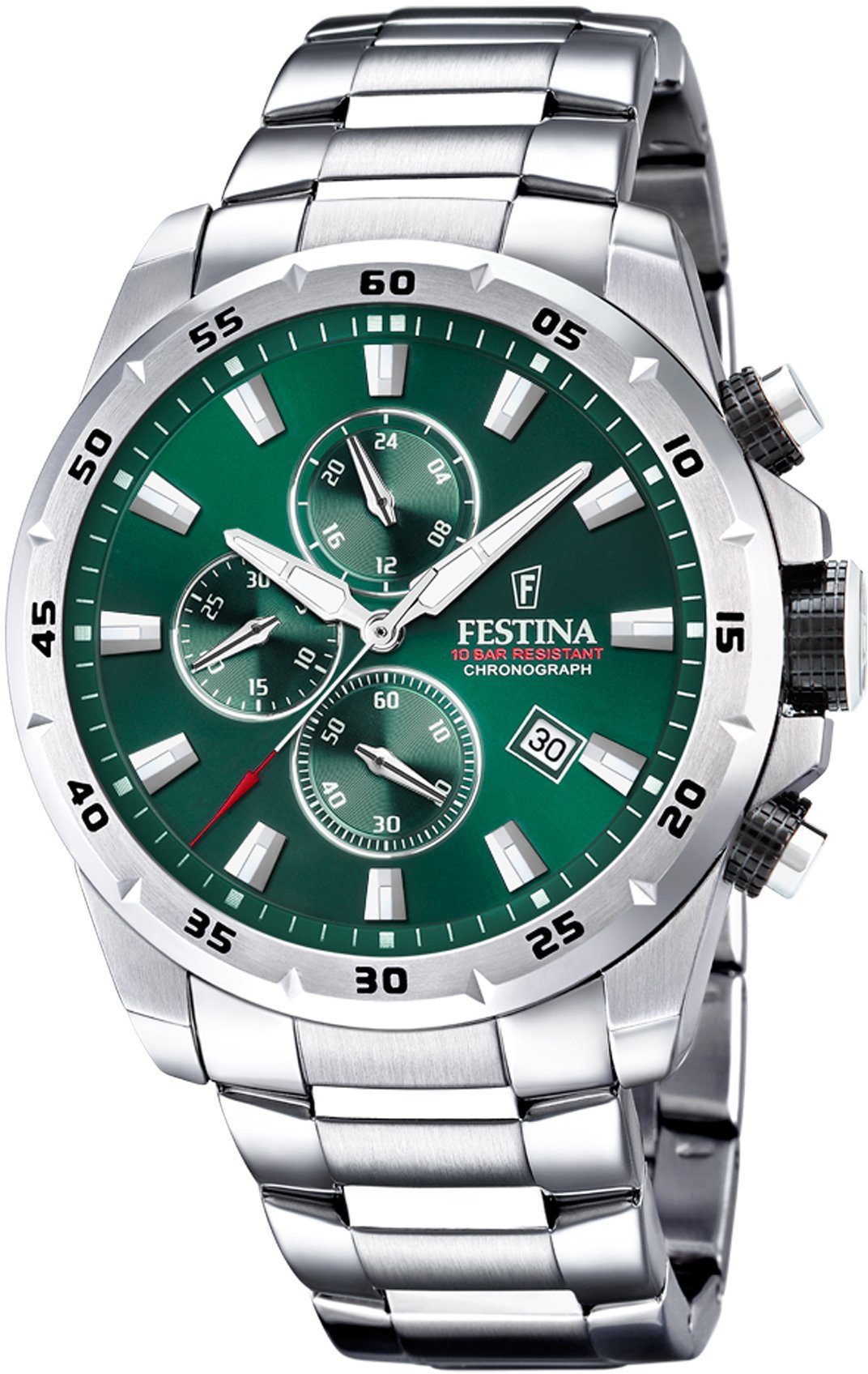 Festina Chronograph F20463/3 – Herren-Armbanduhr, grünes günstig online kaufen