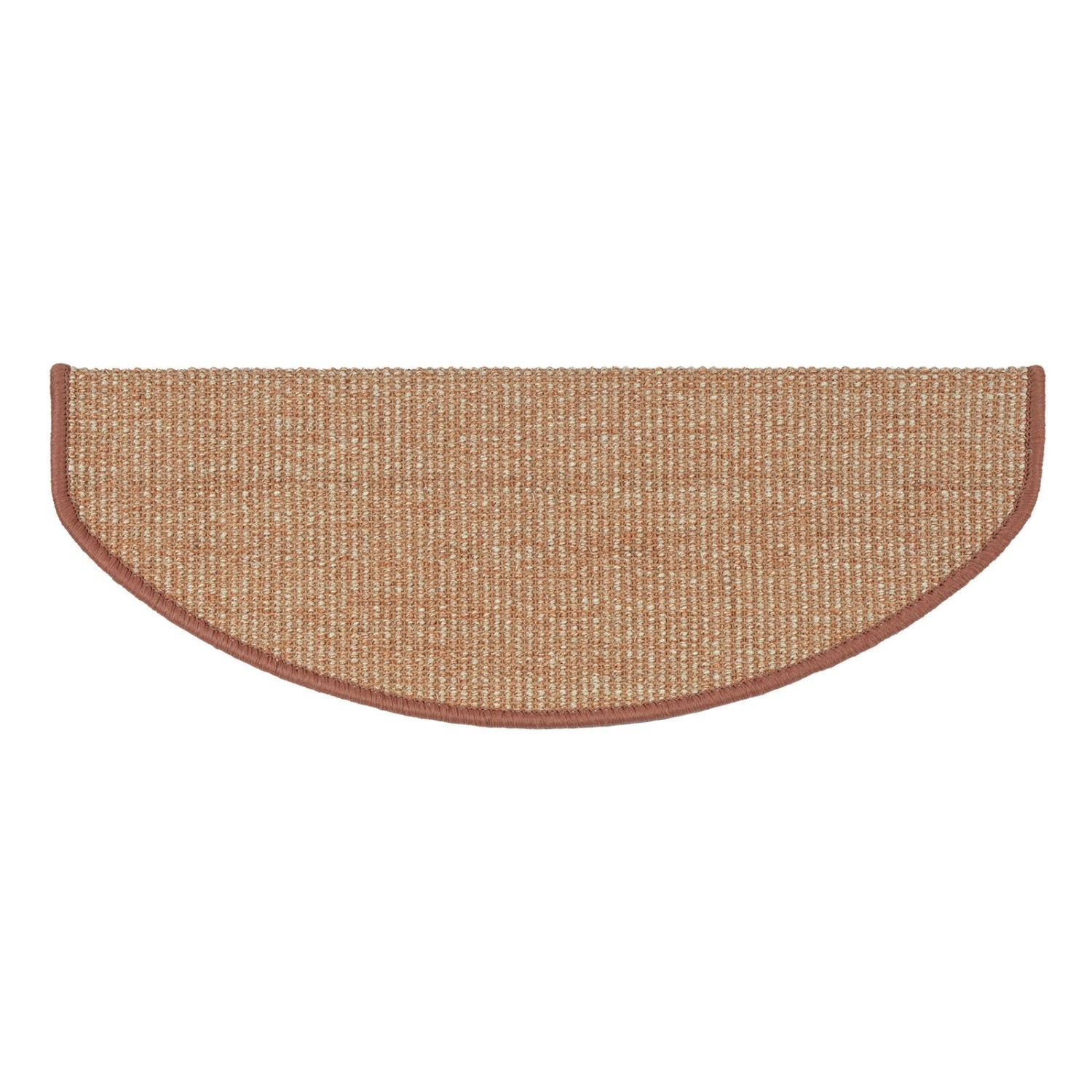 Karat Stufenmatte Sisal Pure Nature Selbstklebend Apricot Halbrund 19 x 56 günstig online kaufen