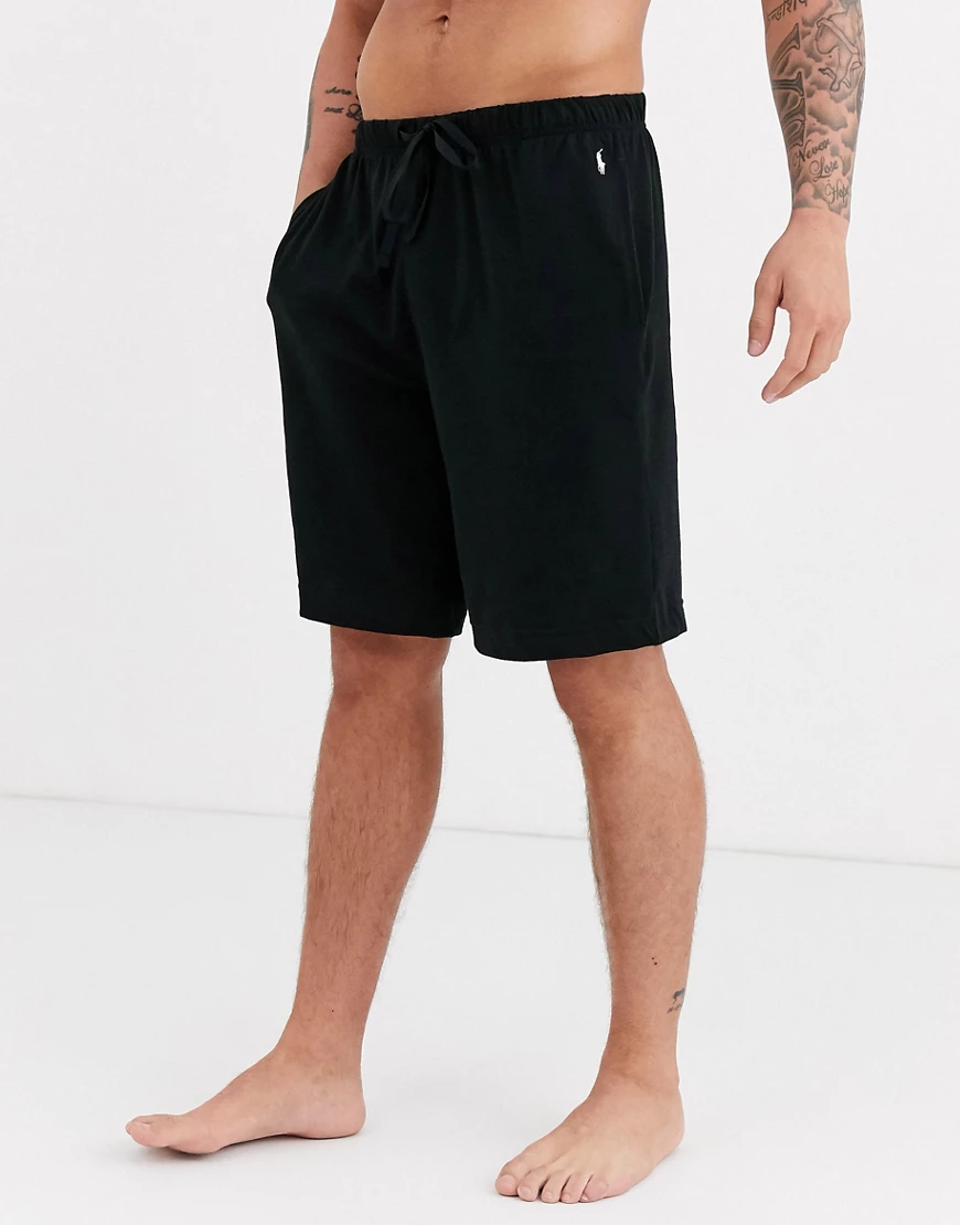 Polo Ralph Lauren – Lounge-Shorts in Schwarz günstig online kaufen