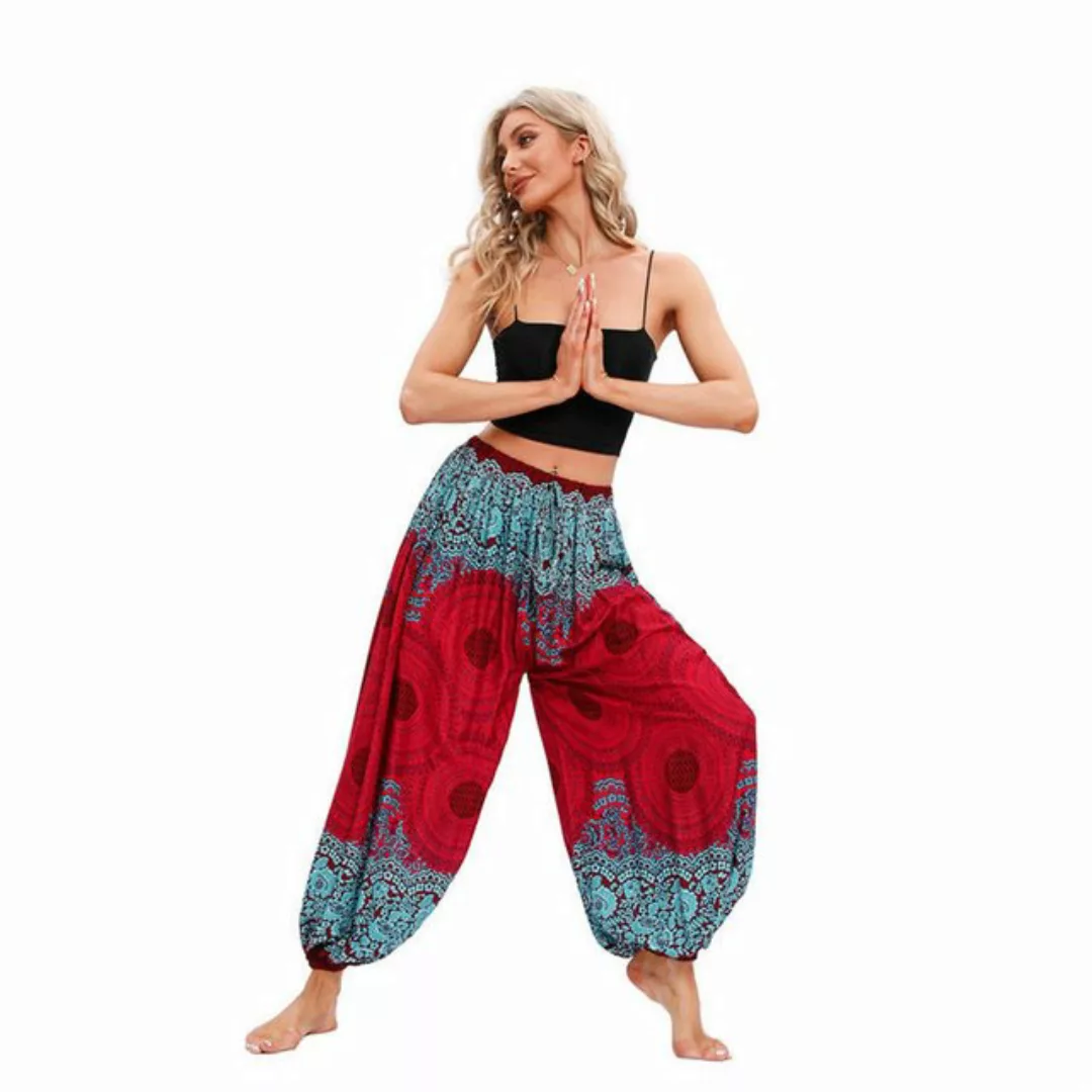 AUKUU Loungepants Legere, unisex Freizeit-Haremshose für Yoga günstig online kaufen