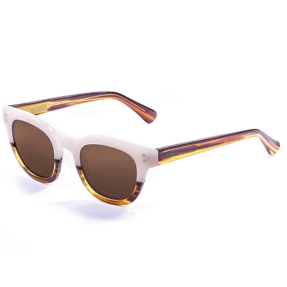 Lenoir Eyewear Croisette Sonnenbrille CAT3 Frame Brown/White Up With Brown günstig online kaufen