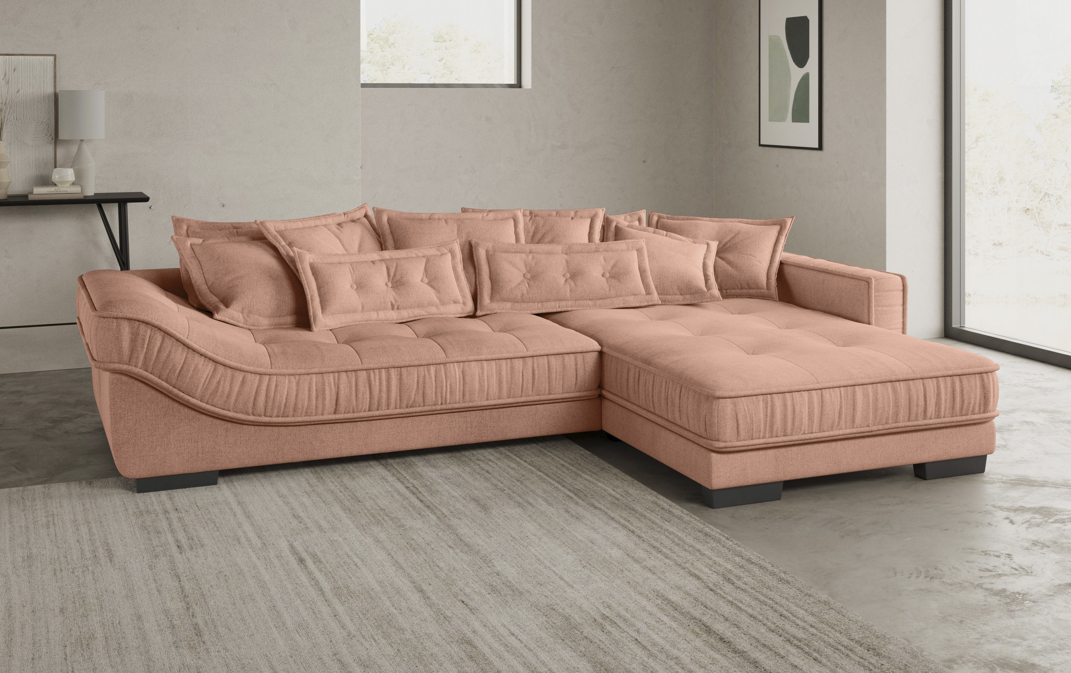 INOSIGN Ecksofa "Diwan II DuraFlex", DuraFlex-Kaltschaumpolsterung, bis 140 günstig online kaufen