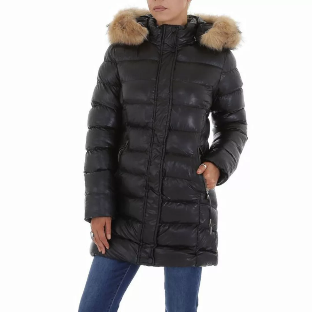 Ital-Design Steppjacke Damen Freizeit (87256448) Kapuze (abnehmbar) Gefütte günstig online kaufen