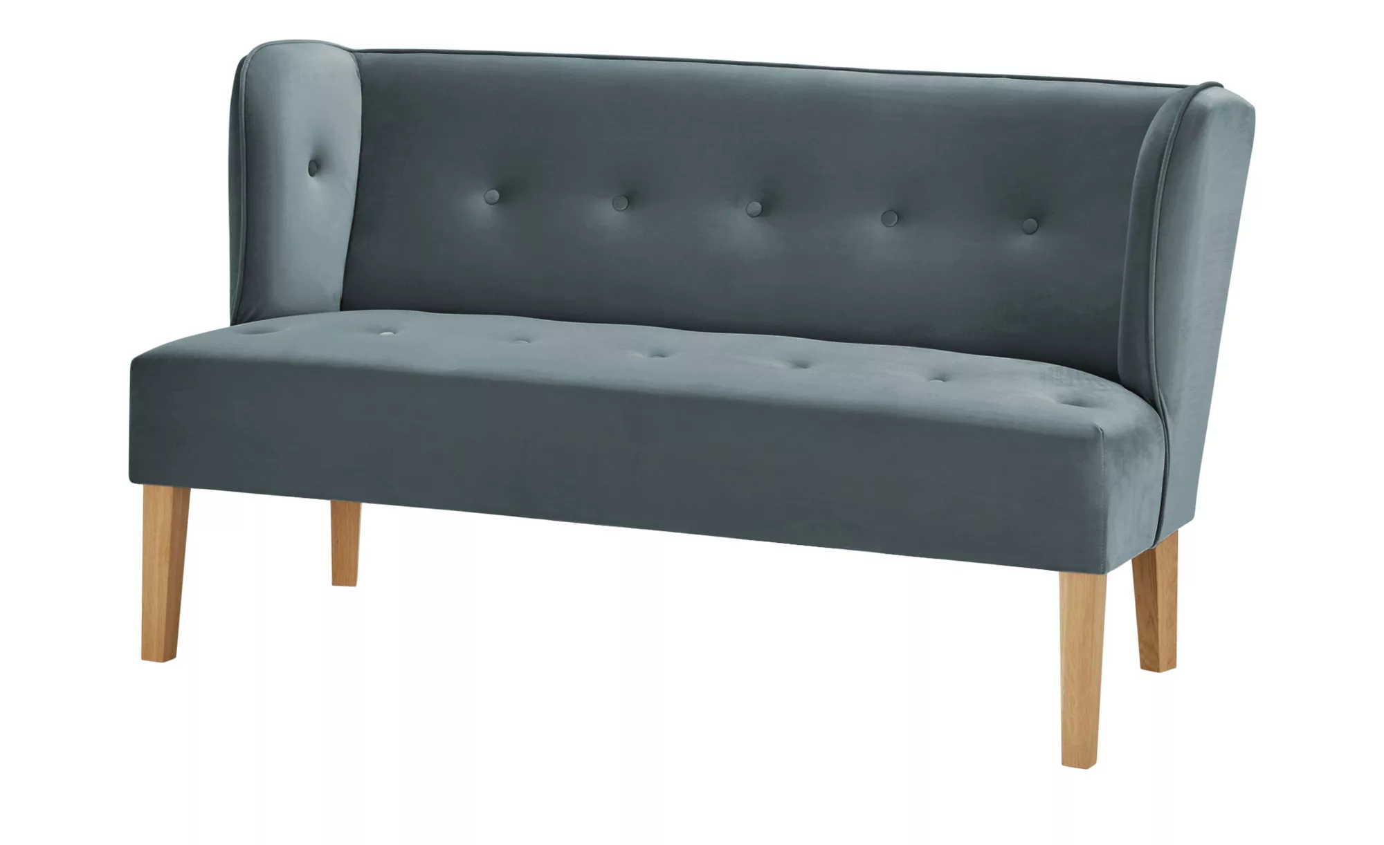 switch Küchensofa Samt  Astonia - blau - 180 cm - 88 cm - 74,5 cm - Bänke > günstig online kaufen