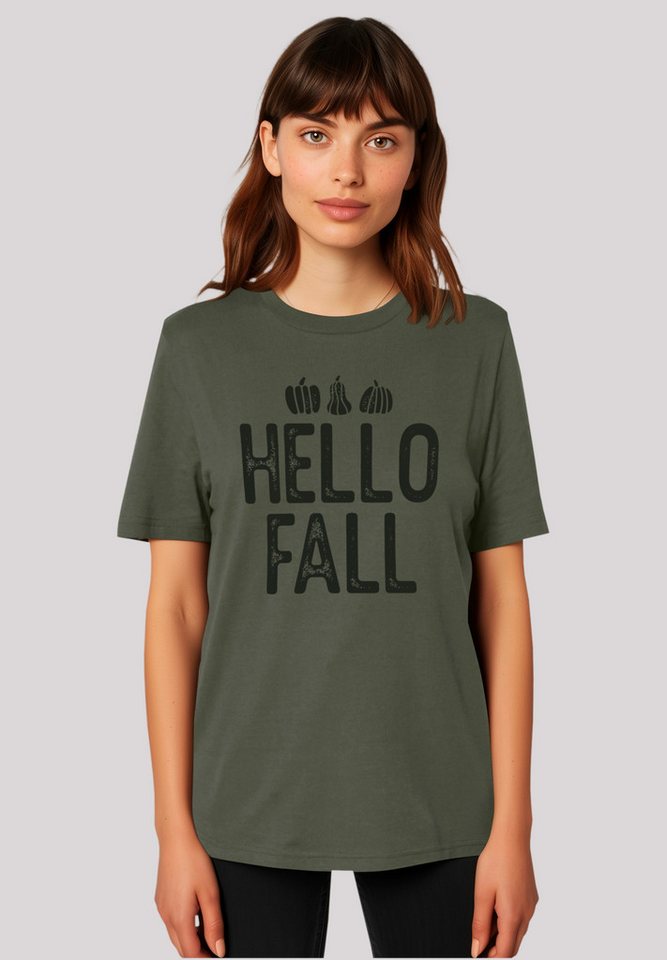 F4NT4STIC T-Shirt Hello Fall Herbst Premium Qualität, Halloween, Herbst günstig online kaufen