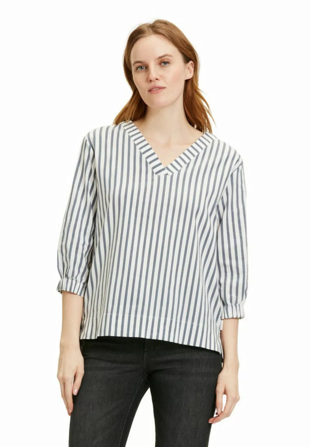 Betty&Co Klassische Bluse "Betty & Co Streifenbluse mit 3/4 Arm" günstig online kaufen