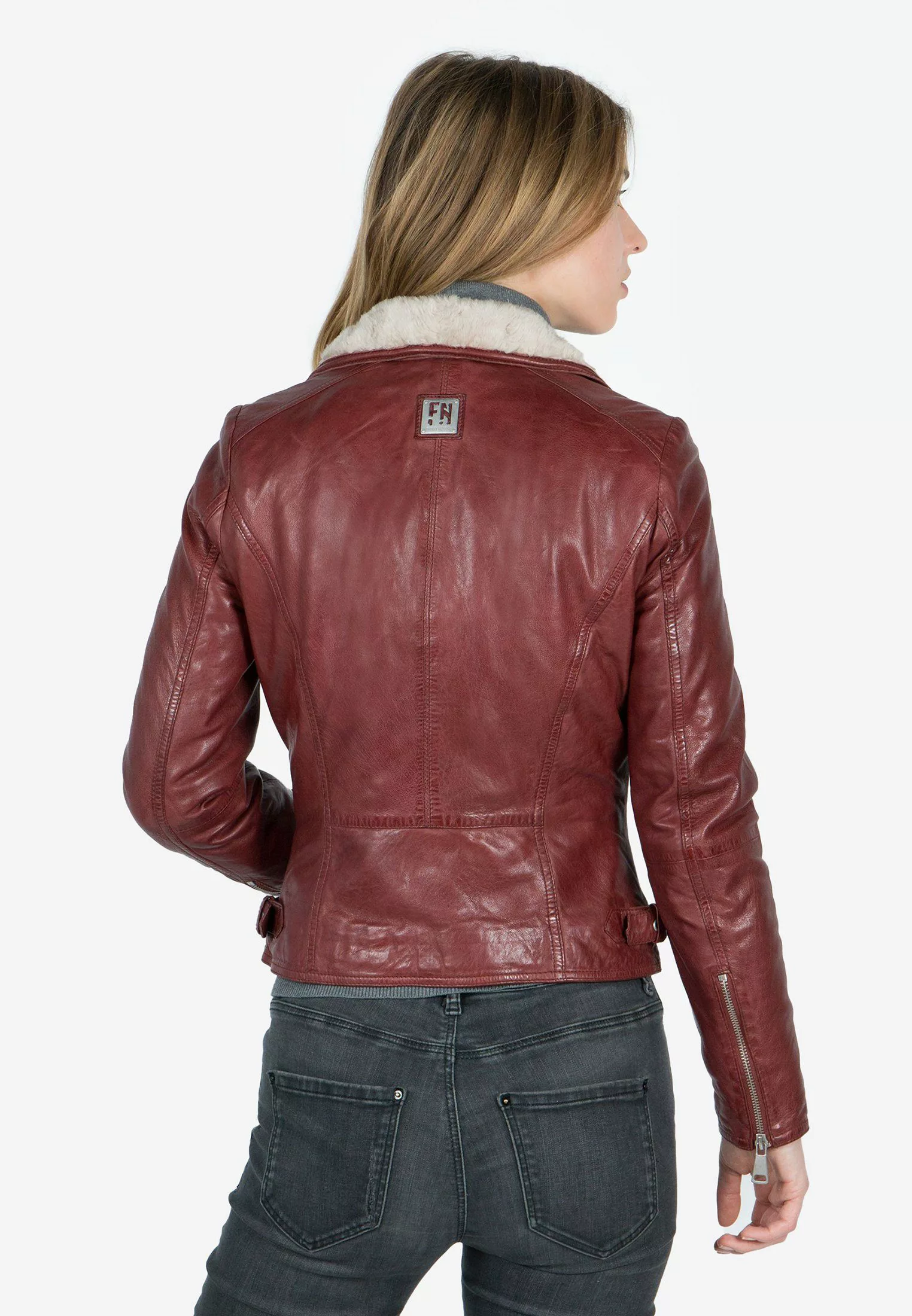 Freaky Nation Lederjacke Winter Biker Princess günstig online kaufen