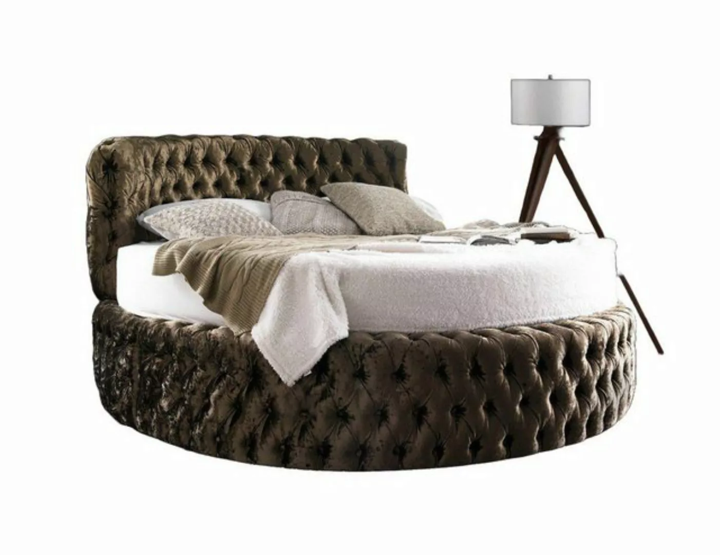 JVmoebel Bett Luxus Design Rundbett Rundes Bett Ehe Rund XXL Hotel Bett (1- günstig online kaufen