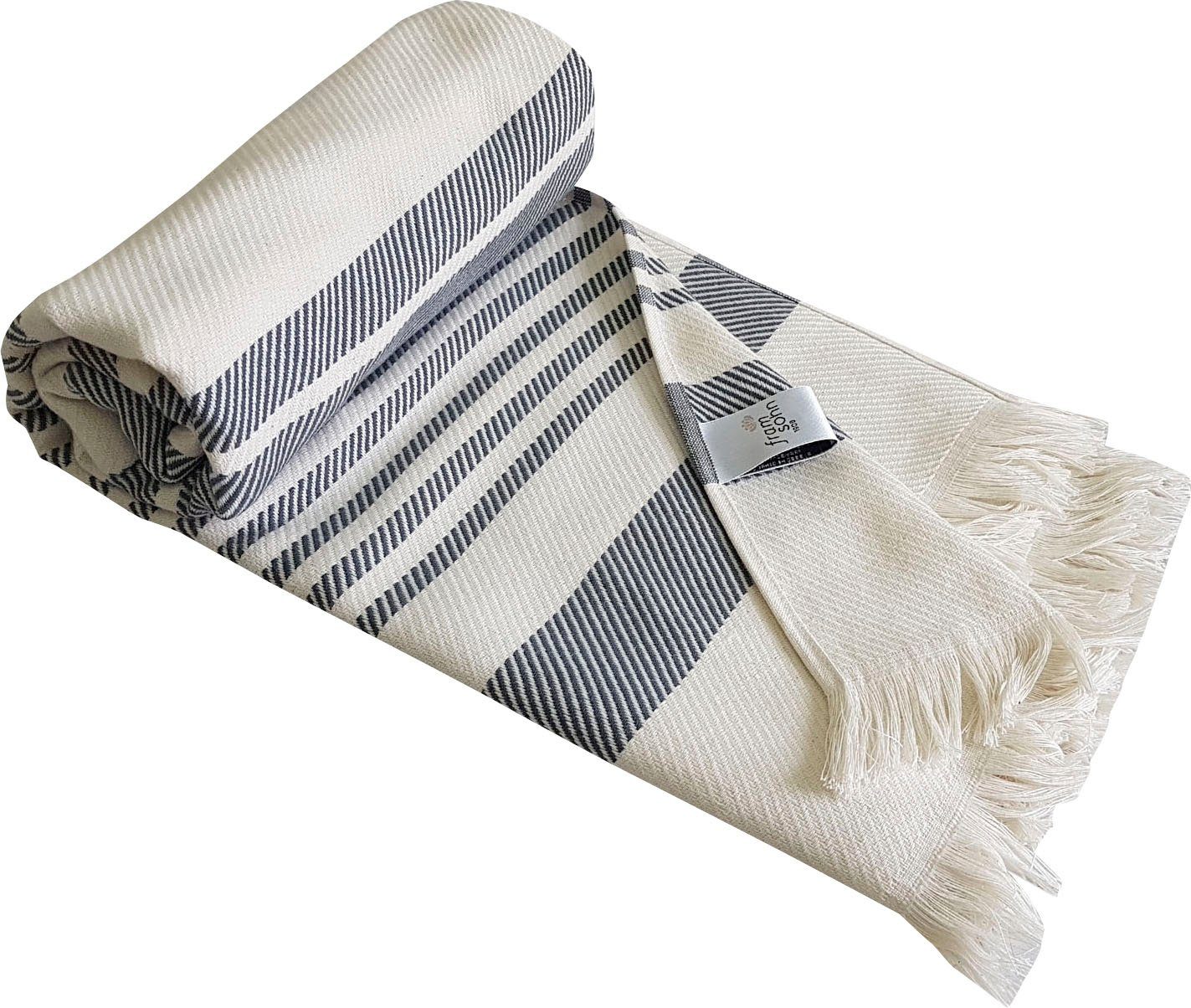 framsohn frottier Hamamtuch »Boho Living - Steifen Muster«, (Packung, 1 St. günstig online kaufen