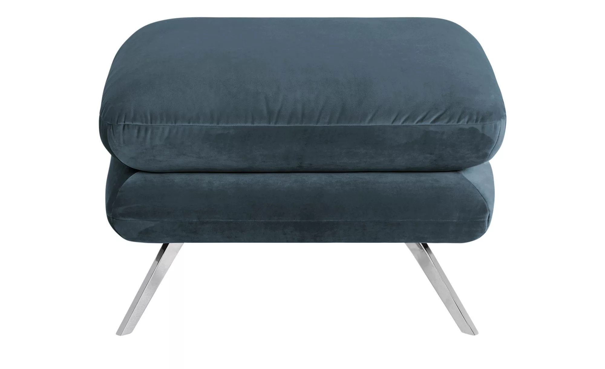 pop Hocker  Caldara ¦ türkis/petrol ¦ Maße (cm): B: 70 H: 45 T: 70 Polsterm günstig online kaufen