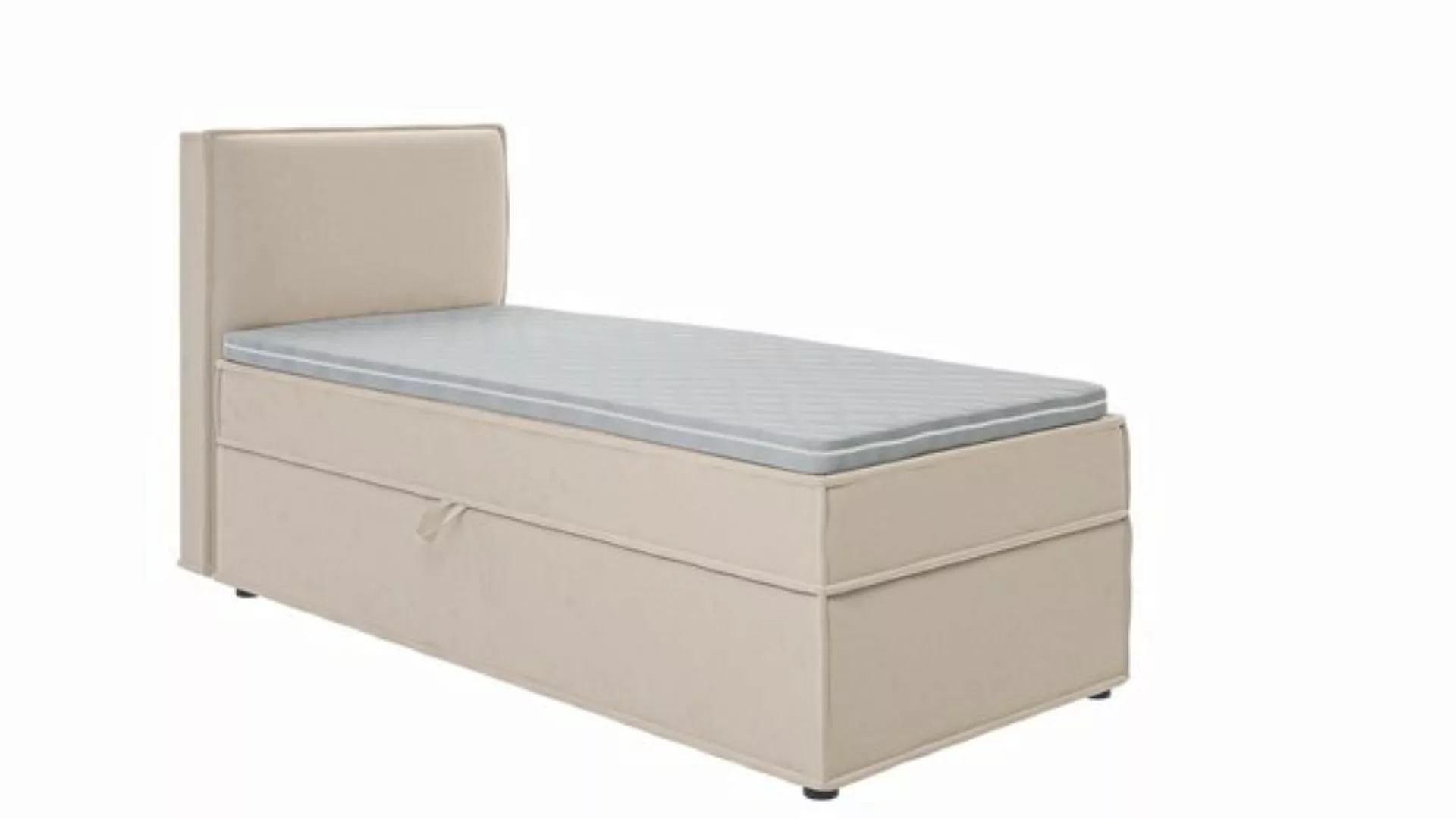 S-Style Möbel Boxspringbett Plaza mit Topper und Bettkästen aus Luxusmicrof günstig online kaufen