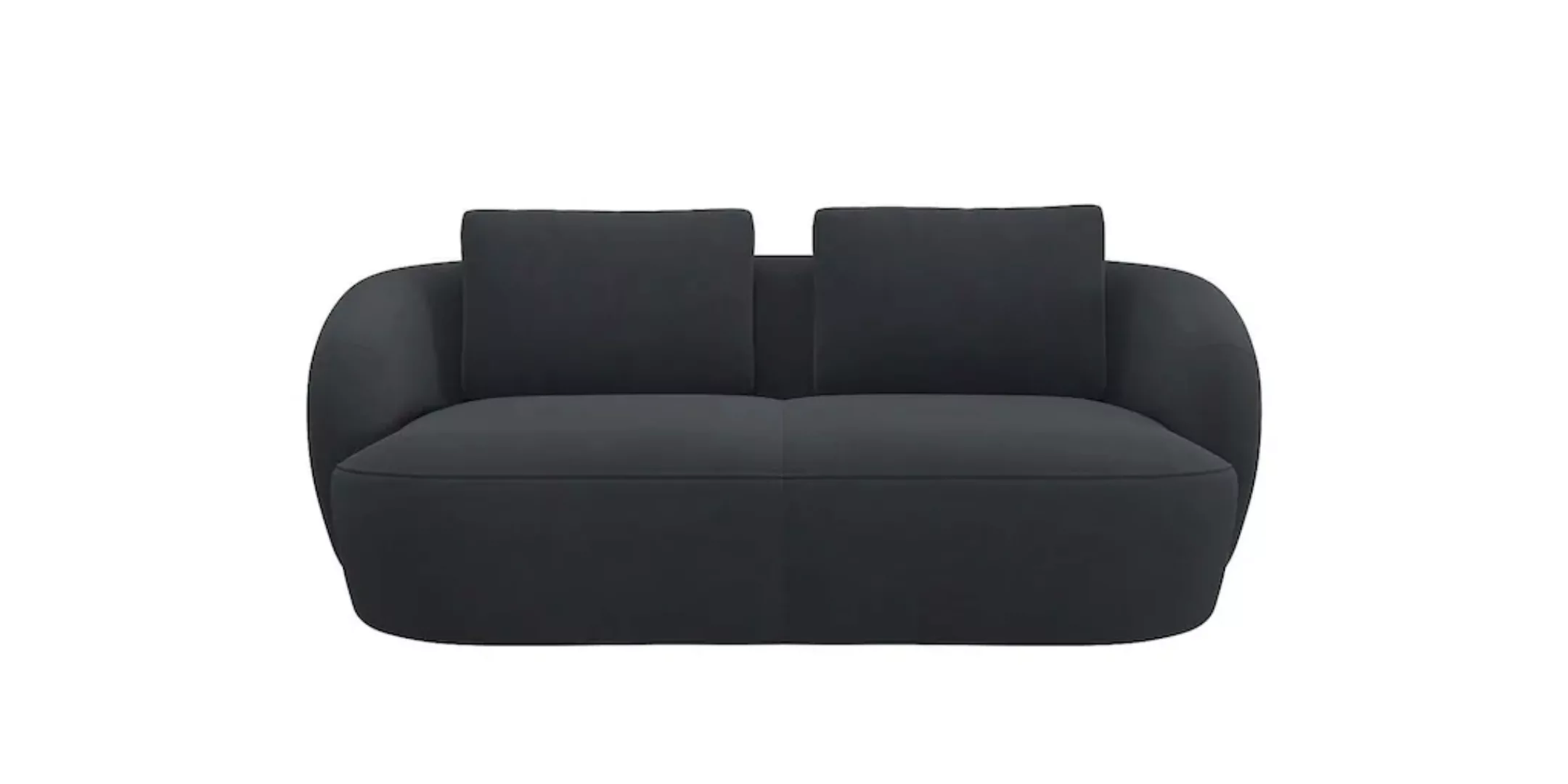 FLEXLUX 2,5-Sitzer "Torino, rund, Couch, Loveseat,", Modernes, organisches günstig online kaufen