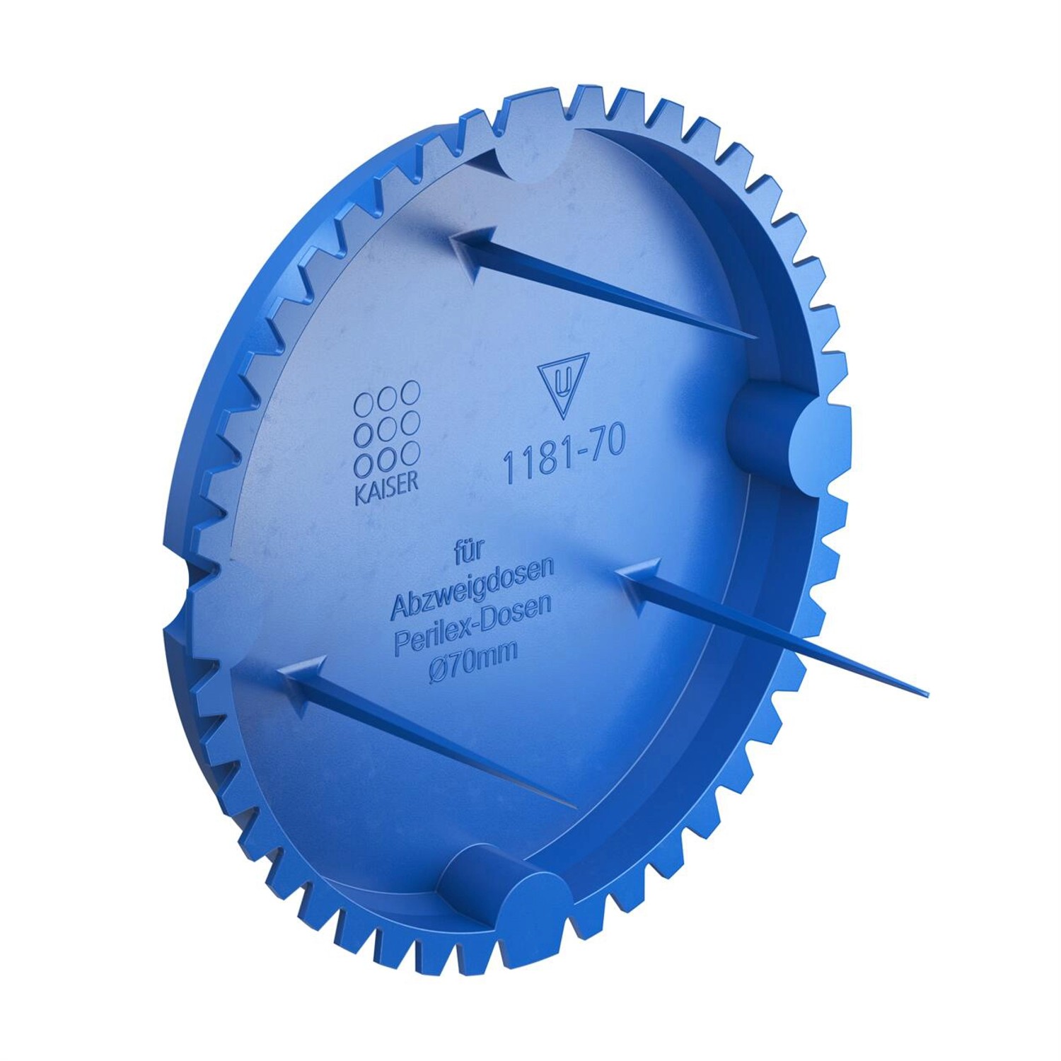 Kaiser Signaldeckel 1181-70 Blau Ø 70 mm x 20 mm günstig online kaufen
