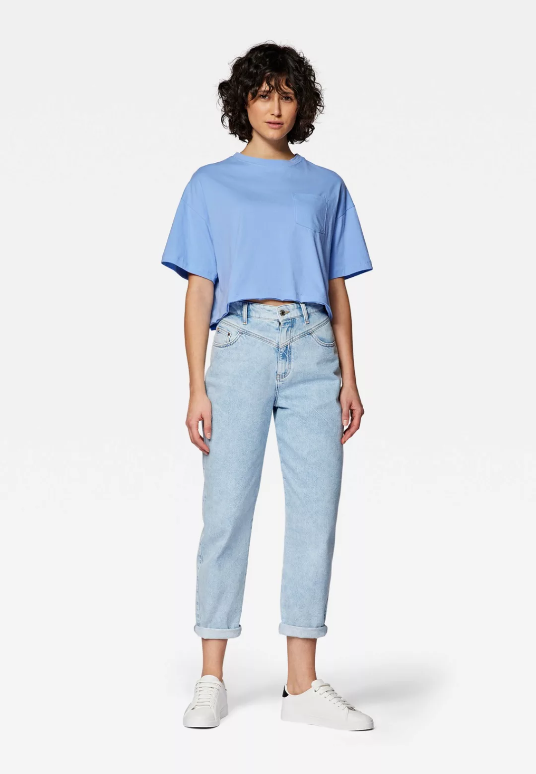 Mavi T-Shirt "POCKET TEE", Cropped mit Brusttasche günstig online kaufen
