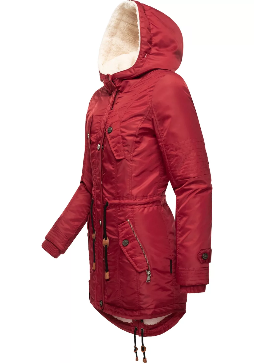 Navahoo Wintermantel "La Viva", hochwertiger Winterparka mit großem Kunstfe günstig online kaufen