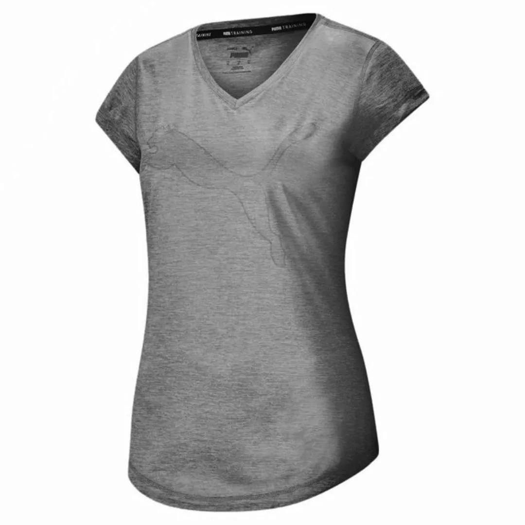 PUMA T-Shirt Puma Damen T-Shirt Train Favorite Heather Cat Tee 519526 günstig online kaufen