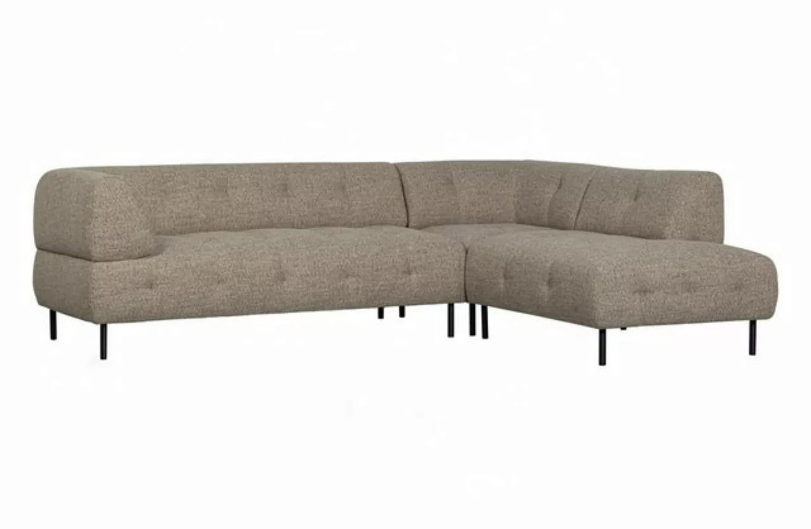 WOOOD Ecksofa Lloyd aus grobmaschigen Stoff Rechts günstig online kaufen