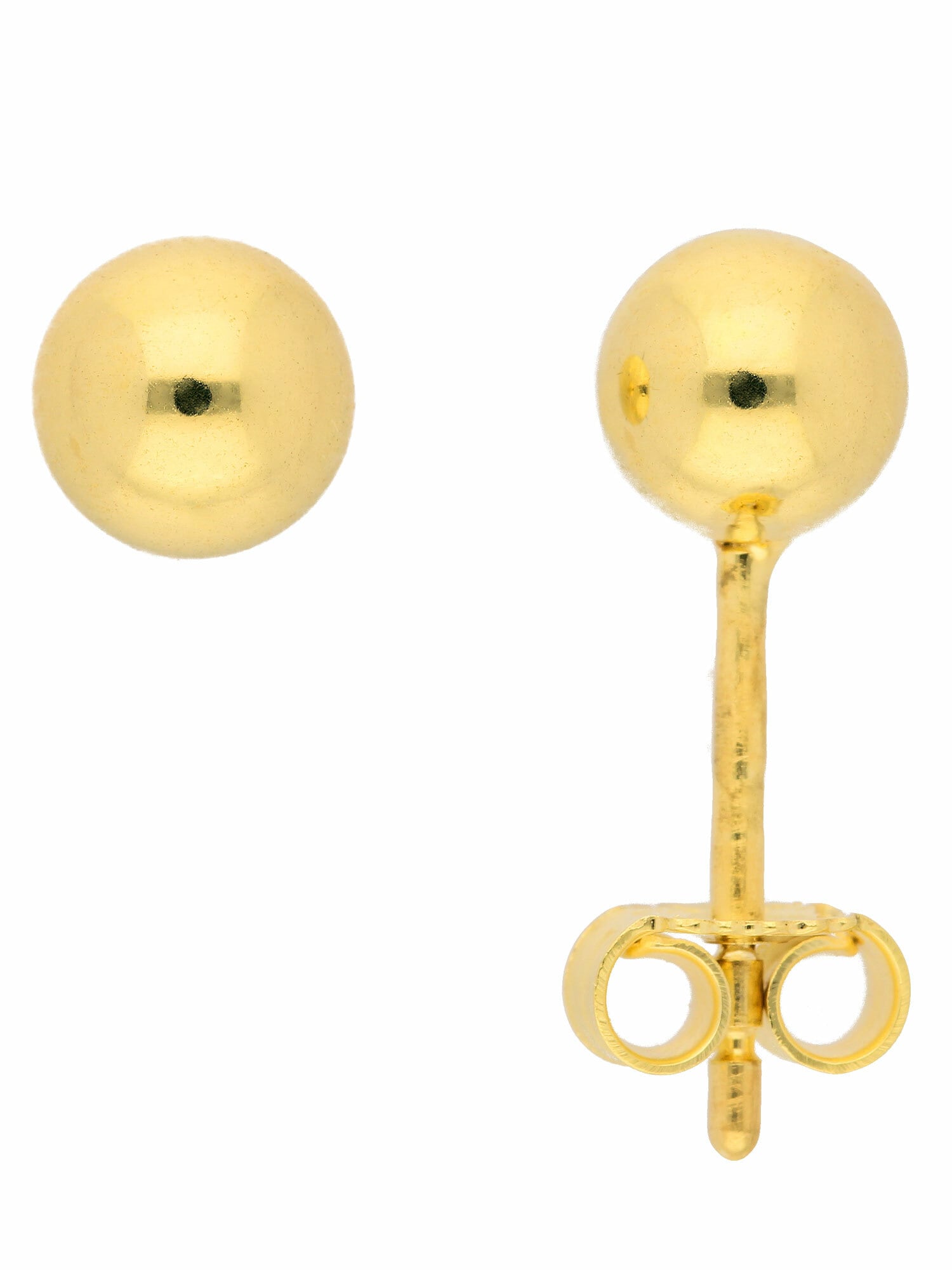 Adelia´s Paar Ohrhänger "1 Paar 333 Gold Ohrringe / Ohrstecker Ø 5 mm", 333 günstig online kaufen