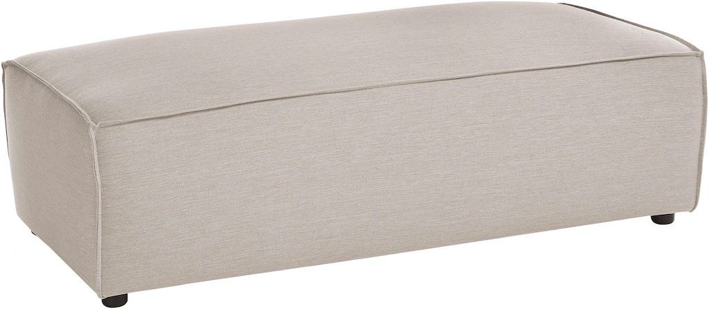 Home affaire Hocker "NEU: SHERWOOD XXL, Polsterhocker, Cord, Webstoff", rec günstig online kaufen